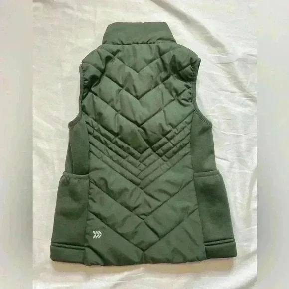 All in Motion Girls Size XS 4/5 Vest Green - Picture 2 of 6